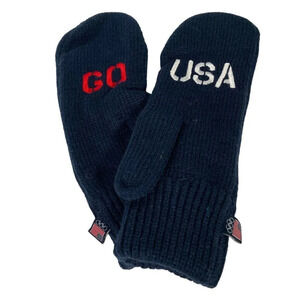 Team USA Official USA Olympic Men's Mittens,‎ Navy Blue, One Size, NWT